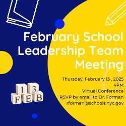 February SLT Meeting invitation